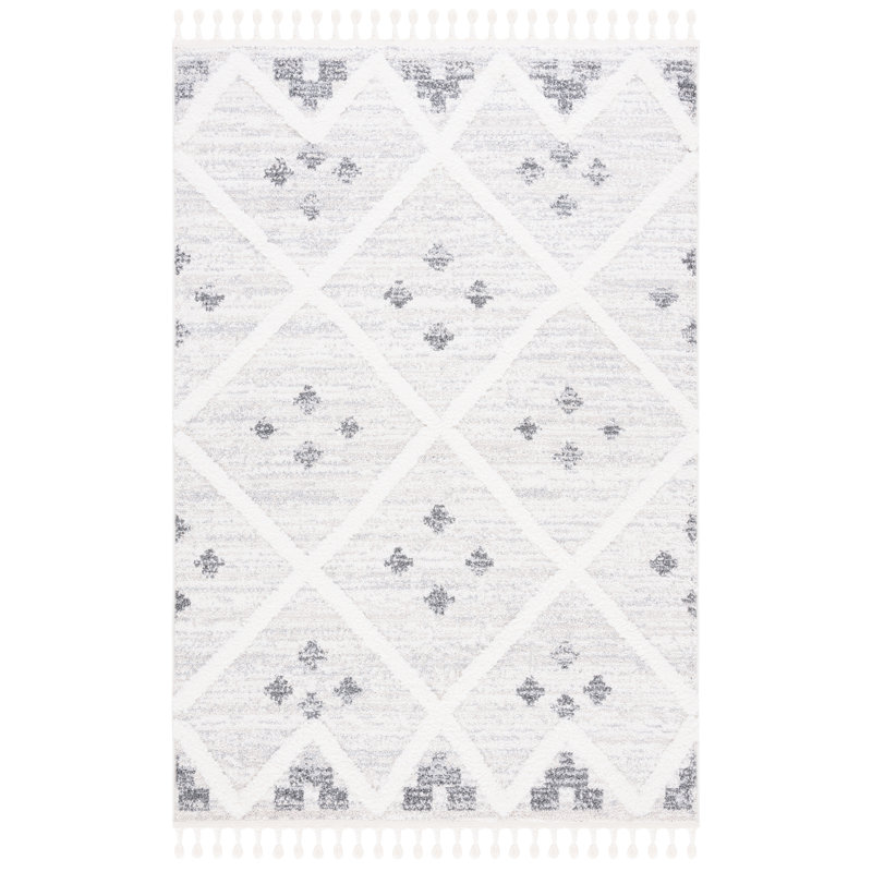 Tapis à poils longs Jeanaya Performance, Rectangle 5 pi 3 po x 7 pi 6 po