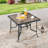 Rusi Steel/Metal Dining Table