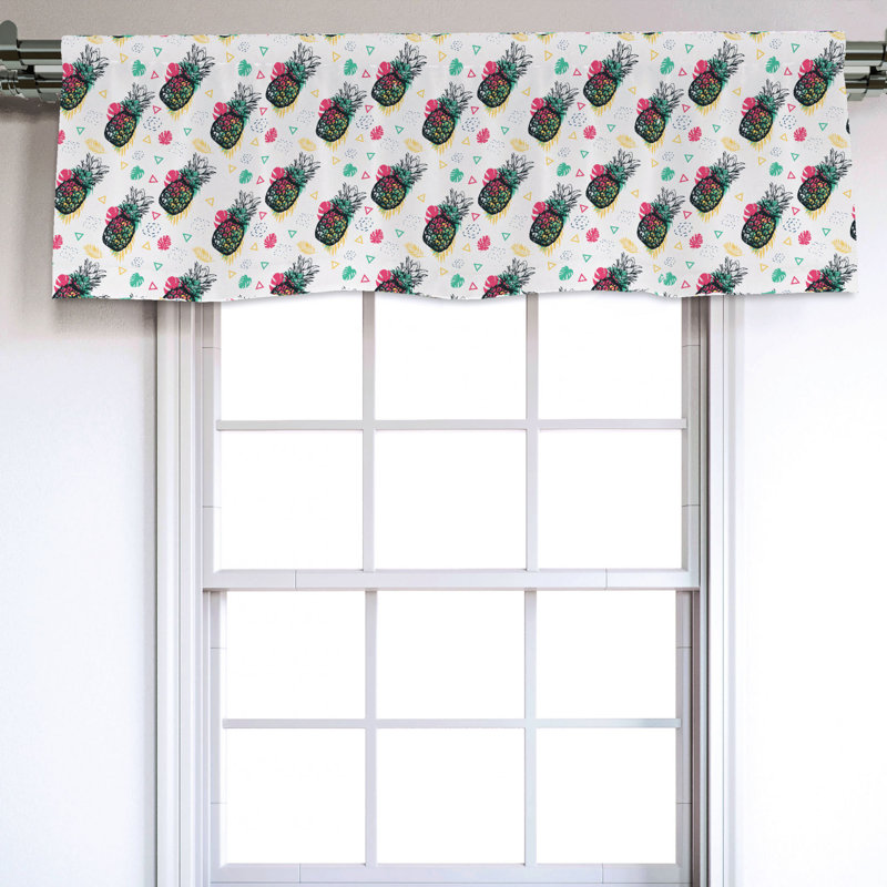 Sateen Ruffled Window Valance