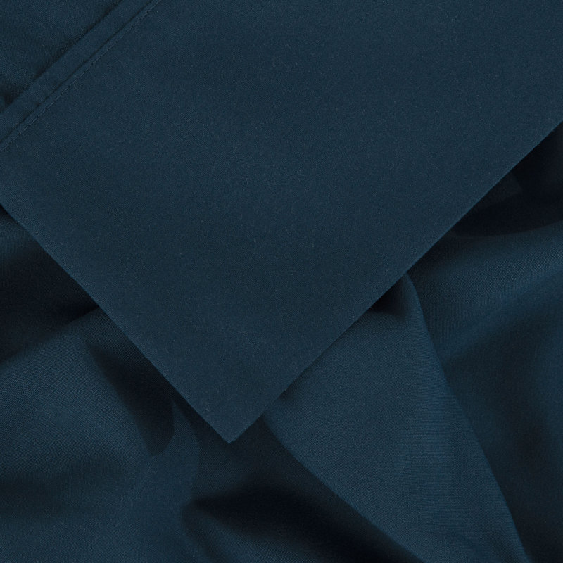 Ensemble de literie Bedgear Basic - Literie essentielle respirante, douce et légère, Bleu marine