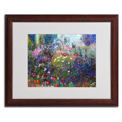 «Garden», reproduction sur toile encadrée