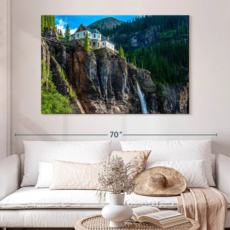 Alvord Bridal Veil Powerhouse, 34" H x 51" W