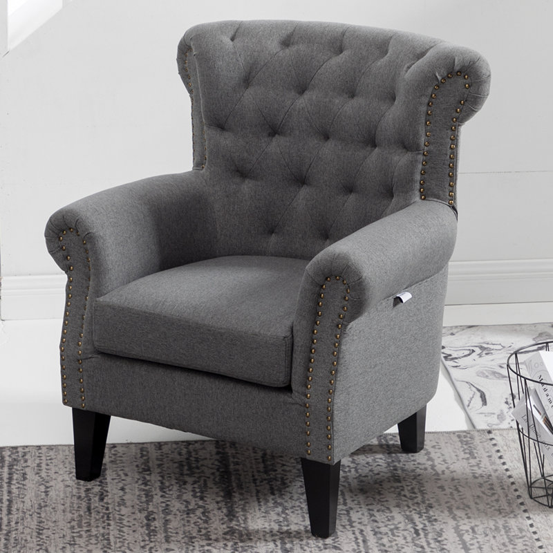 Upholstered Wingback Chair