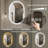 Woodcroft Brighten Your Bathroom with our Smart LED Bluetooth Oval Mirror