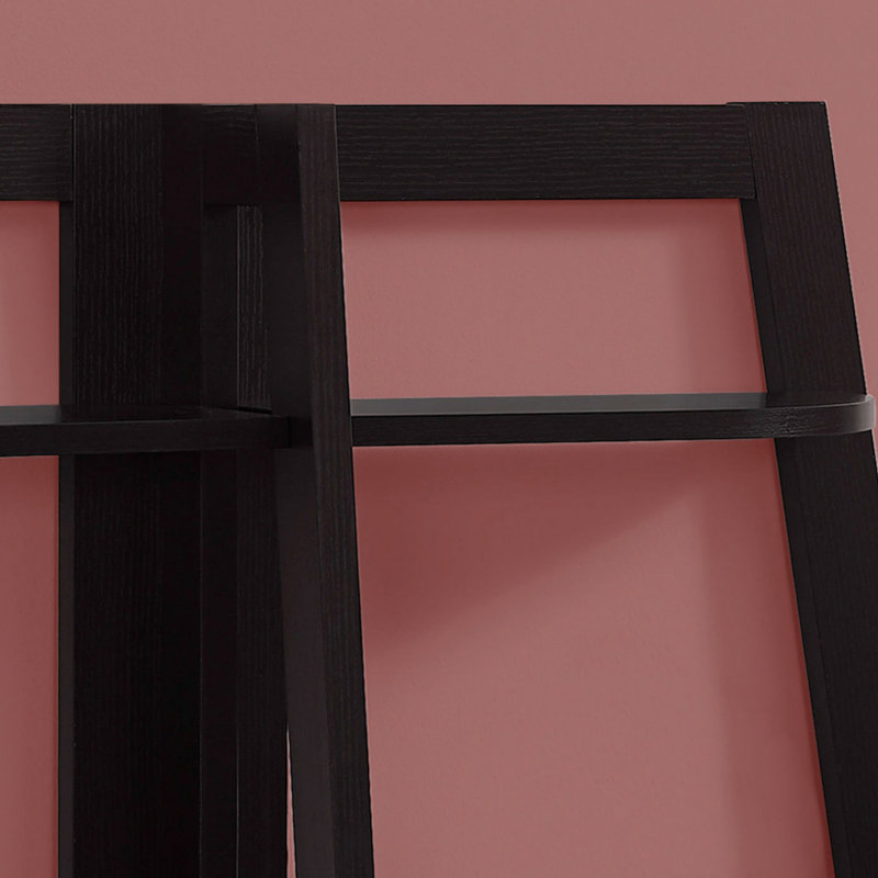 Ertel Bookshelf, Bookcase, Etagere, 3 Tier, 48"H, Office, Bedroom, Laminate, Contemporary, Modern, Cappuccino