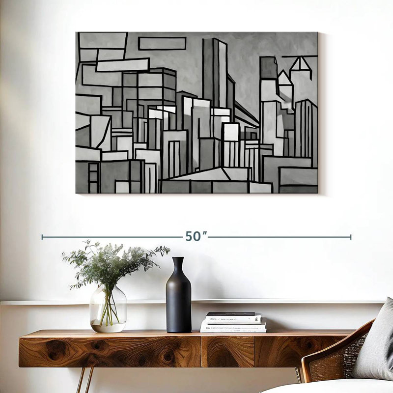 Paysage urbain Sirci Portland, H 26 po x l 39 po