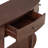 Modern Curved Console Table Sofa Table With 3 Drawers And 1 Shelf For Hallway, Entryway, Living Room-613413922
