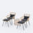 Giblin 2-Person Weather Resistant Wicker Patio Conversation Set with Cushions-29520782-123700106