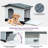 Dearria Plastic Portable Dog House-1786949344