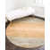 Tapis rayé beige Simsbury