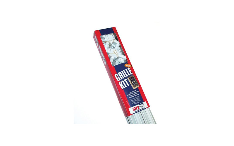 Ensemble de grilles de fenêtre blanches Brixwell - Design décoratif pour la sécurité et l'intimité