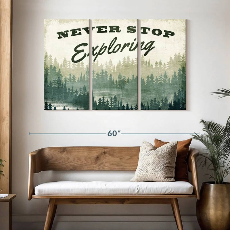 Tergel Never Stop Exploring Greenery, 32" H x 50" W