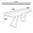 French mid-century style solid wood dining table-783564474