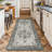 8'X10' Machine Washable Vintage Floral Aesthetic Area Rugs Non Slip Brown-118159426-122570664