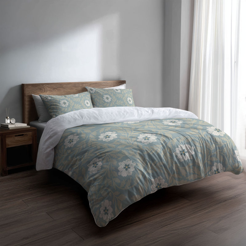 Ensemble d'édredon léger Gracey, Twin Comforter, Dusty Blue