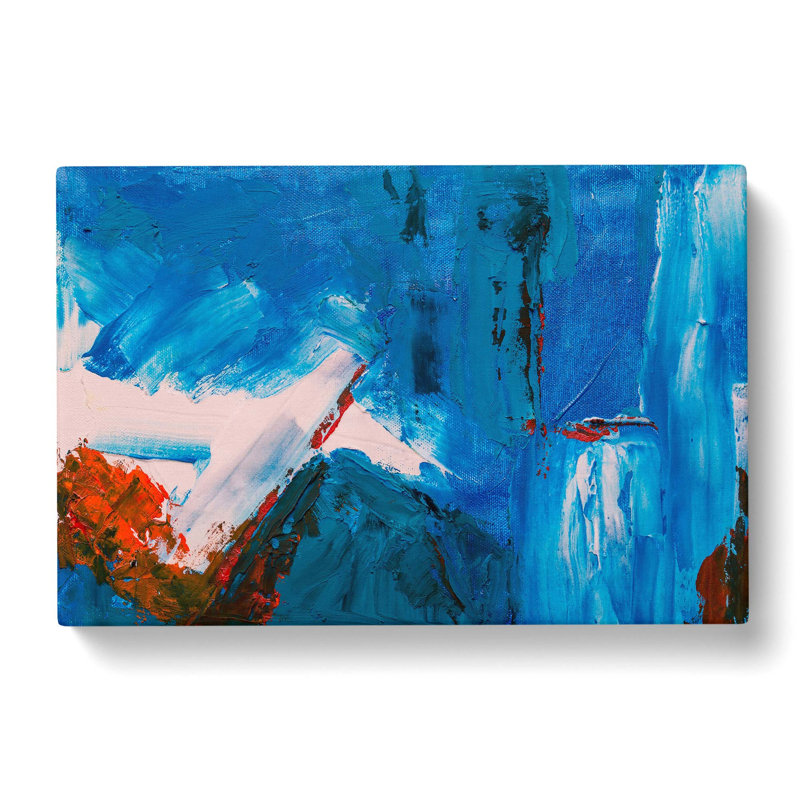 Abstract Art Painting Vol.359 by S.Johnson - Wrapped Canvas Painting, 60cm H x 91cm W x 3cm D