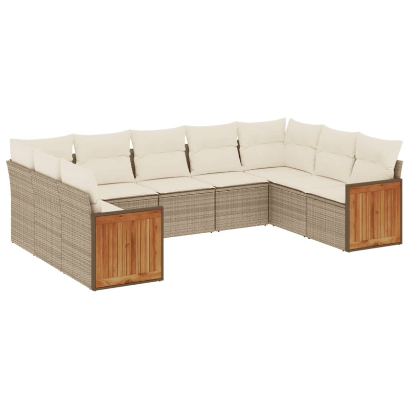 Vidaxl Garden Sofa Set Beige