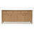 Rustic-Modern Distressed Black Solid Wood Sideboard, Cabinet