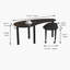 Table basse rotative 47,2 po pour le salon-133968267