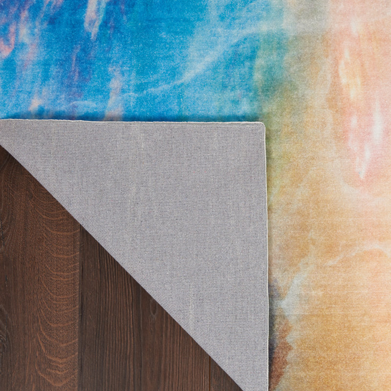 Tapis transitionnel multicolore Cassie, Rectangle 7 pi 9 po x 9 pi 9 po