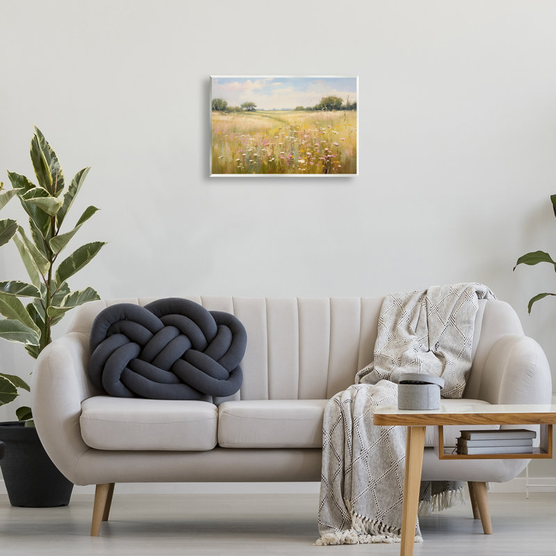 Art mural faded Wildflower Field par LSR Design Studio, H 13 po x l 19 po