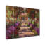 «A Pathway in Monet's Garden» par Claude Monet, ensemble de 3 reproductions d'art sur toiles tendues-1547736658