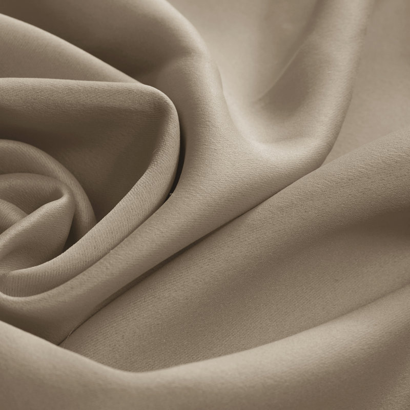 Harlowe Room Darkening Curtain Pair, 38" W x 84" L, Khaki