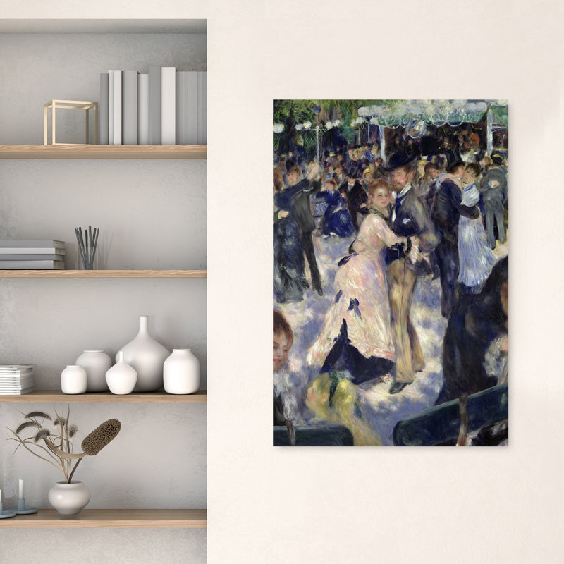 Bal au Moulin de la Galette, 1876 - Estampe d'art mural contemporain abstrait, 48" H x 32" W