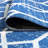 Oakden Ogee Fretwork Blue/Gray Rug-1608185757