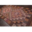 Tapis de zone en laine noué la 7 pi 4 po x 11 pi 8 po one-of-kind Albano