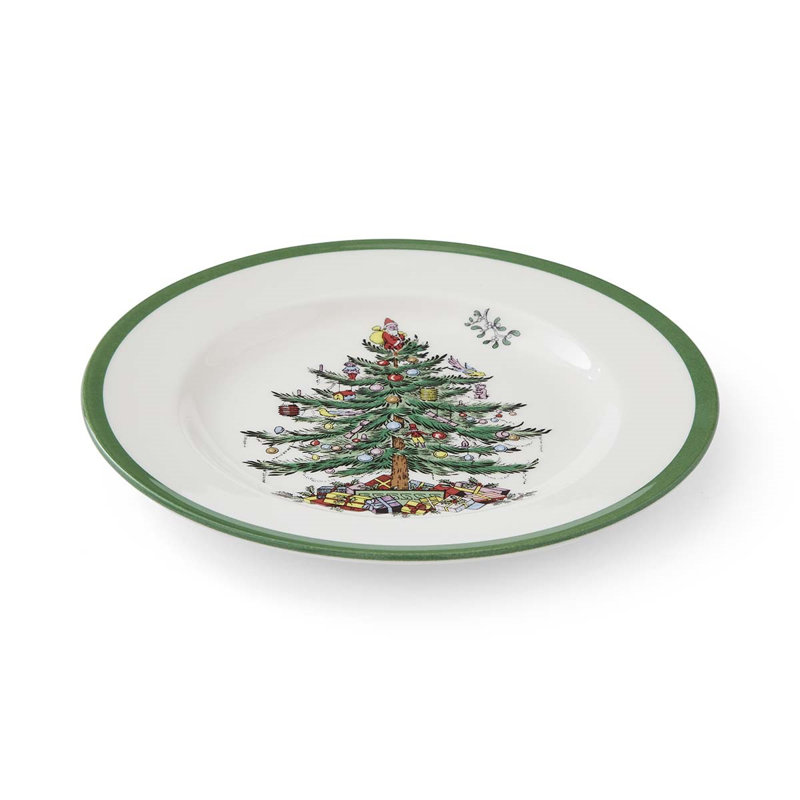 Christmas Tree Set Of 4 Plates
