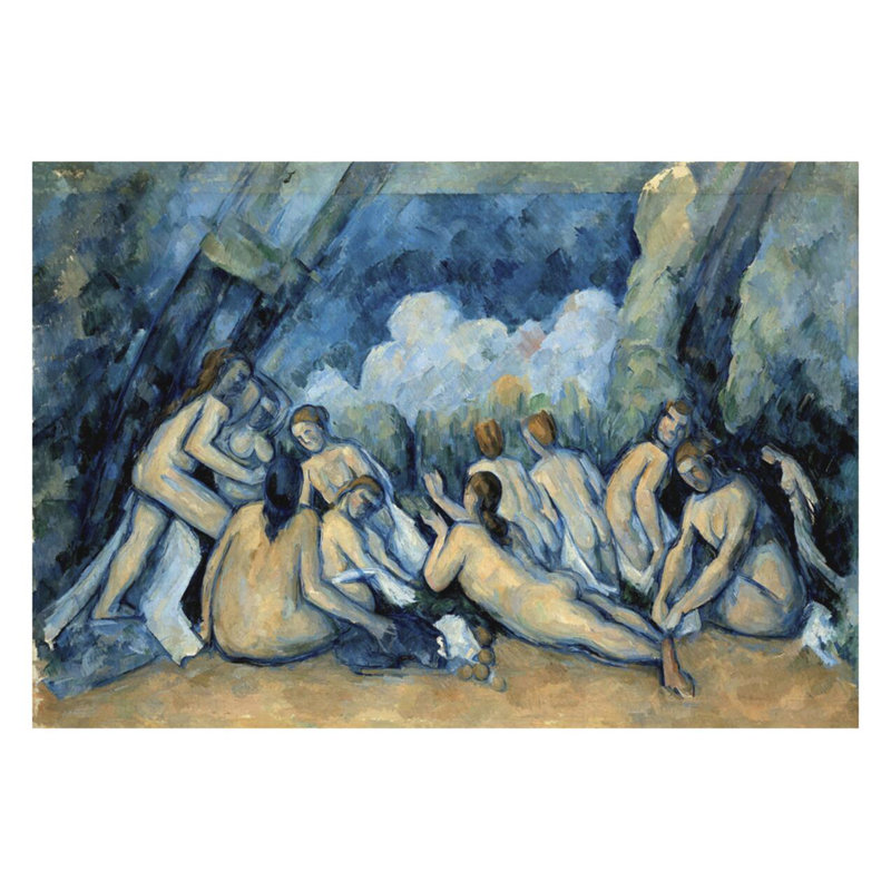 «The Bathers» par Paul Cézanne, estampe numérique, H 22 po x l 28 po