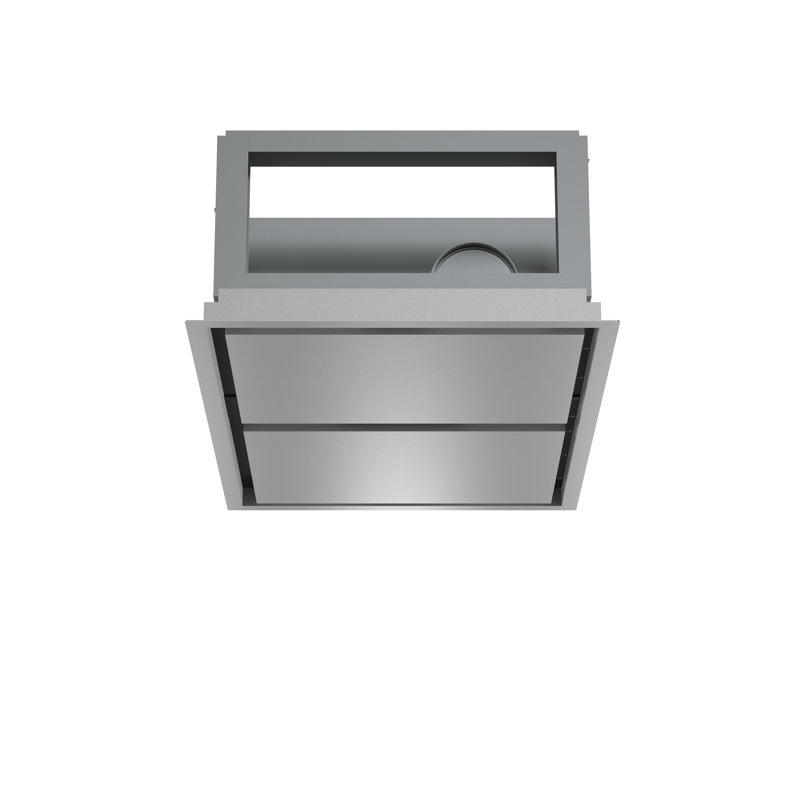 Arezzo 44-Inch Recessed Ceiling Range Hood, Dual Motors, 1200 CFM, Hybrid Filters, Remote Control