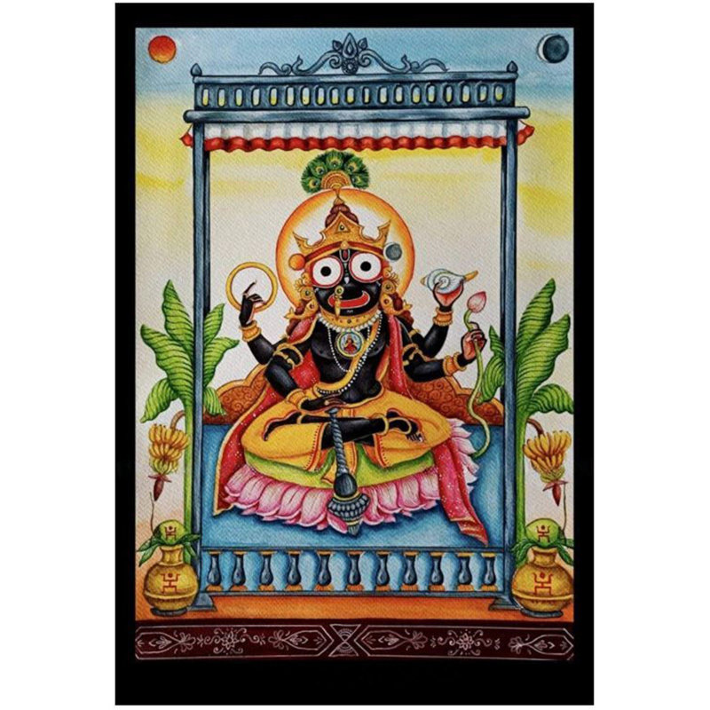 Jagannath God | Watercolor On Paper | By Yubraj