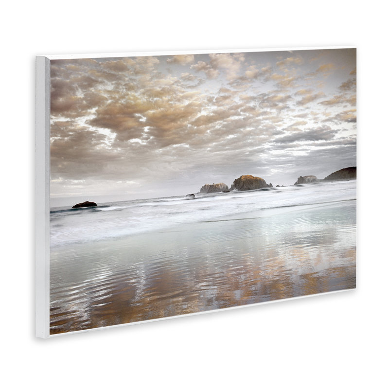 Sunrise Reflections Seascape, plaque murale, design par Dennis Frates, H 13 po x l 19 po
