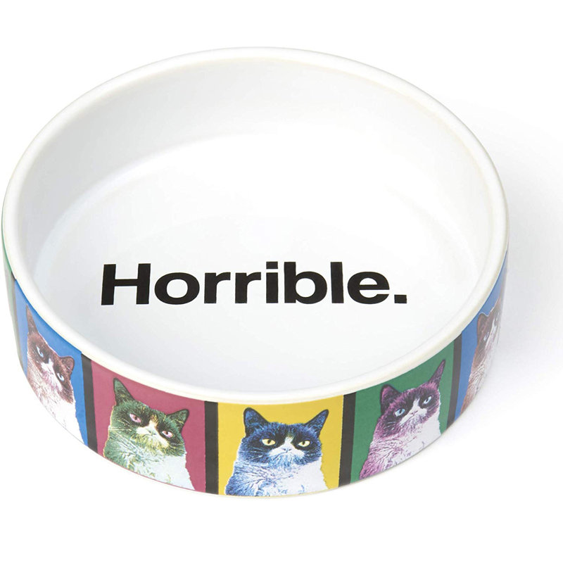 Bol d’art pour chat grumpy