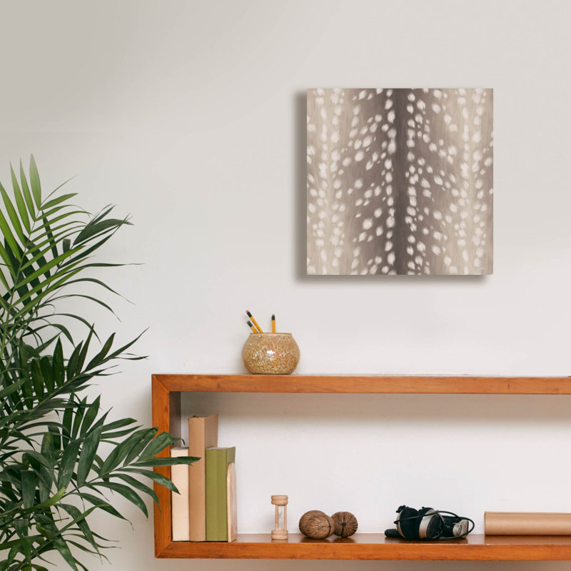 «Sweet Fawn 1 Neutral» par Janelle Penner, art mural sur toile, H 12 po x l 12 po x P 0,75 po