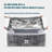 RELXTIME Square Portable Hot Tub 2-4 Person With Hot Tub Cover And Non-slip Seats, Outdoor Inflatable Blow Up Spa With 120 Bubble Jets, Built In Heater Pump, 2 Filter Cartridges