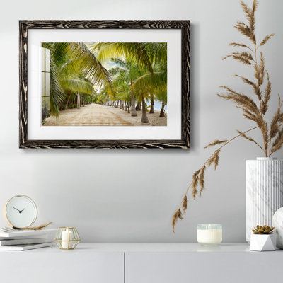 Sentier tropical - impression d'un seul cadre photo