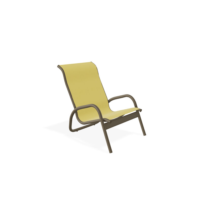 Gardenella Patio Chair, Yellow, Beachwood