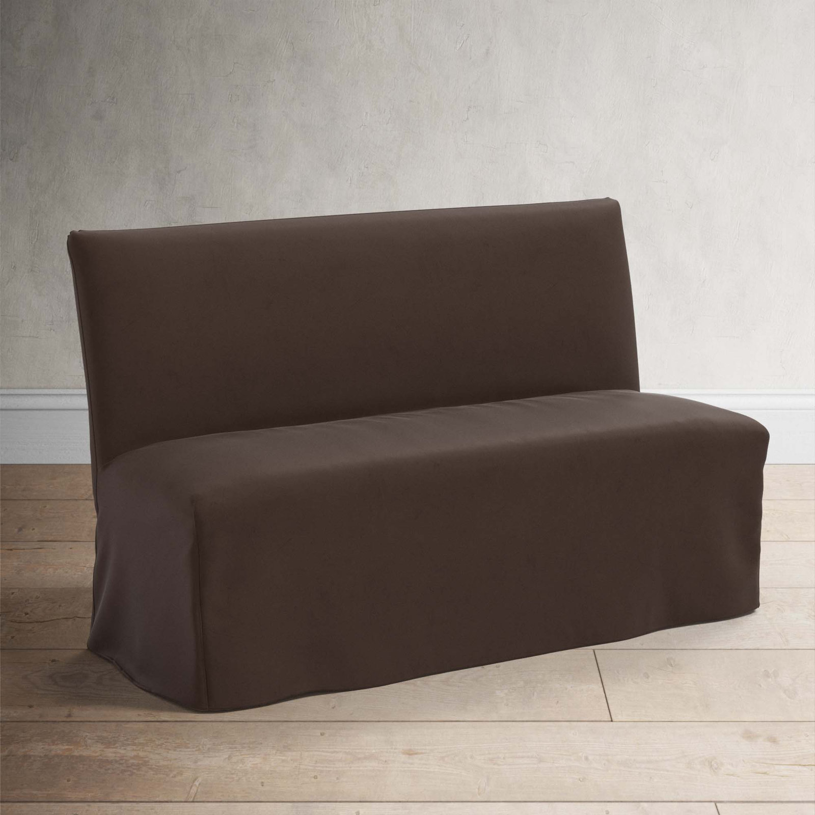 Silvia 57" Dining Bench, Classic Chocolate Velvet