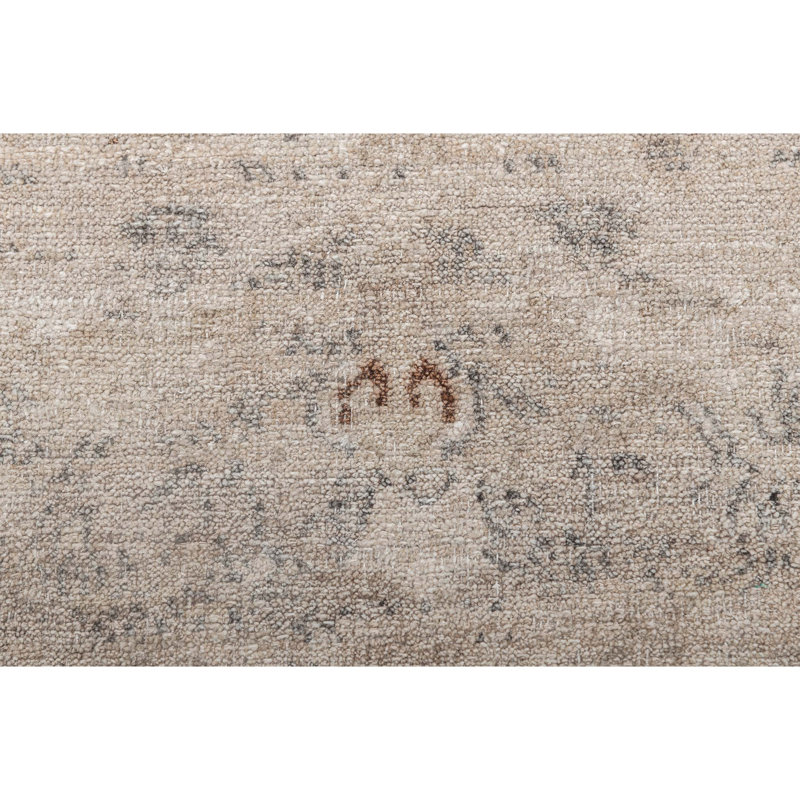 Tapis de couloir noué à la main, Tapis de couloir 2 pi 6 po x 8 pi