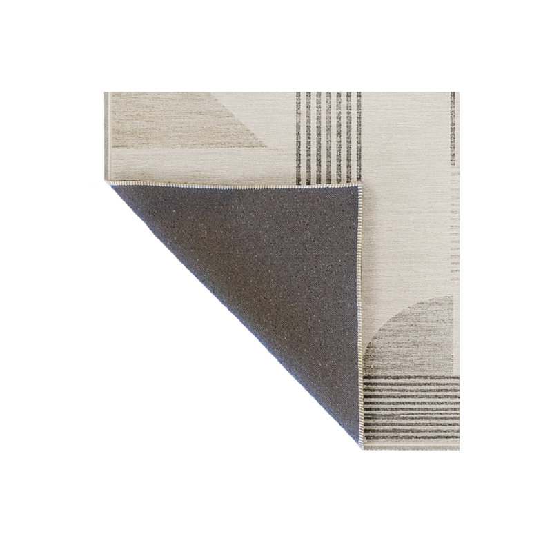 Tapis tissé à la crème Mosso, 3'3" x 6'7"