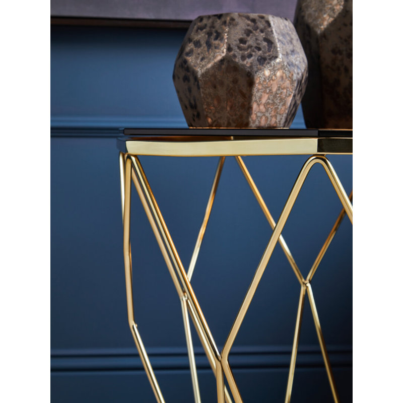 Glass Top End Table
