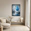 «Blue Tree and Wooden Shack» par Moonlit Lake, art mural sur toile-1501823519