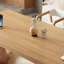 Bureau rectangulaire brun en bois massif-1438956160