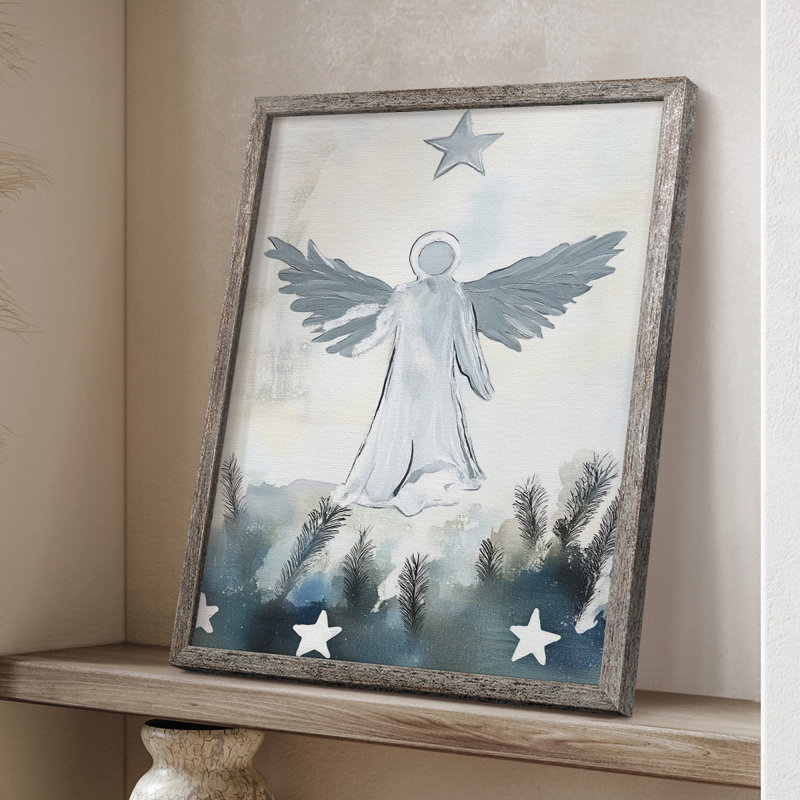 «Christmas Holiday Art XL», reproduction encadrée - bois massif, H 30 po x l 24 po