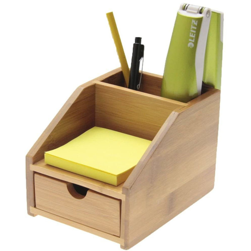 Wheeler Bamboo Desk Organiser