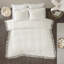 Ensemble de couvre-lit en chenille de coton touffeté à franges et motif médaillon Laetitia-1781358858-1781358863