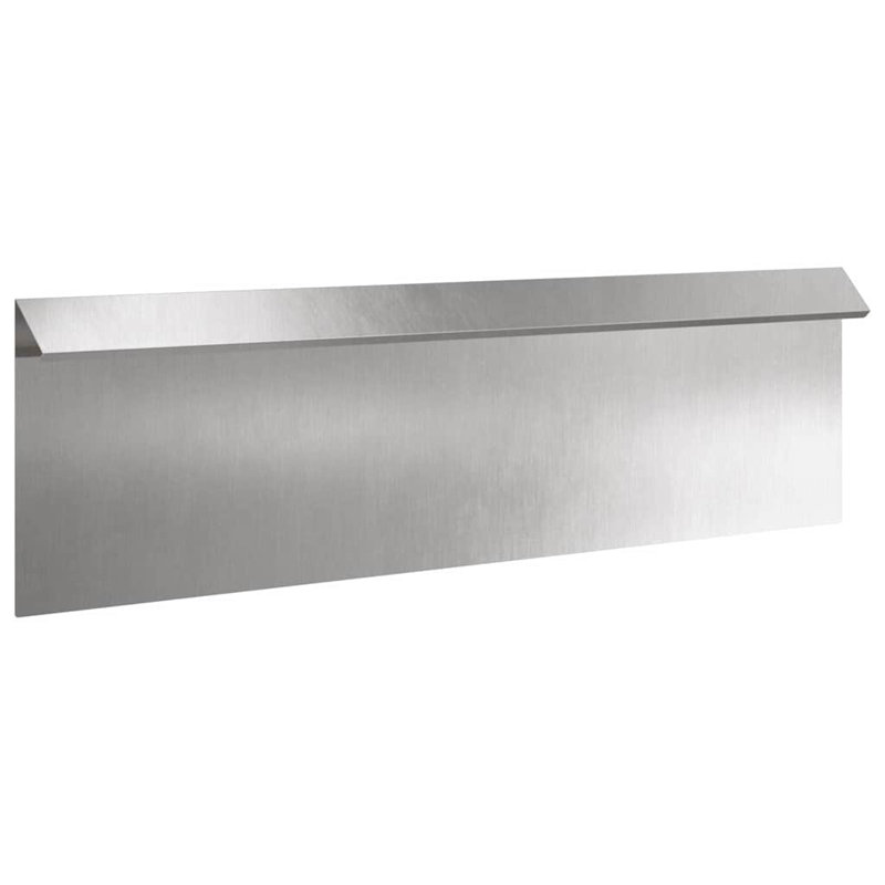 25cm H x 100cm W Stainless Steel Hardware